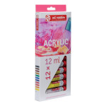 Peinture acrylique 21 ml Boite de 24 tubes - Rougier&Plé Lecourbe