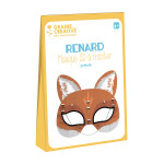 Masque 3D à monter Renard