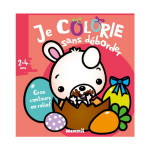 Je colorie sans déborder album Lapin de Pâques