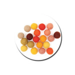 Boule en feutre 1,5 cm - Jaune