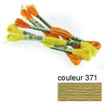 DMC 117 mouliné, fils à broder - couleur 371