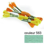 DMC 117 mouliné, fils à broder - couleur 563