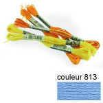 DMC 117 mouliné, fils à broder - couleur 813