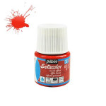 Peinture textile Setacolor effet daim 45 ml - 303 - Rouge