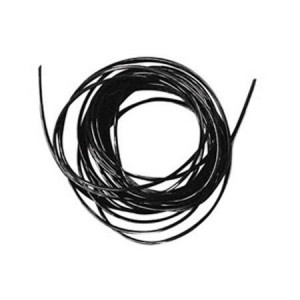 Fil élastique noir Ø 1 mm x 2 m