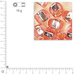 Perles de rocaille 2,6 mm garniture argent - Rose