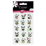 Stickers 3D Cooky thème panda