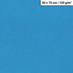 Feuille de papier Maya 50 x 70 cm 120 g/m² - Bleu
