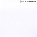 Feuille de papier Maya 50 x 70 cm 270 g/m² - Blanc