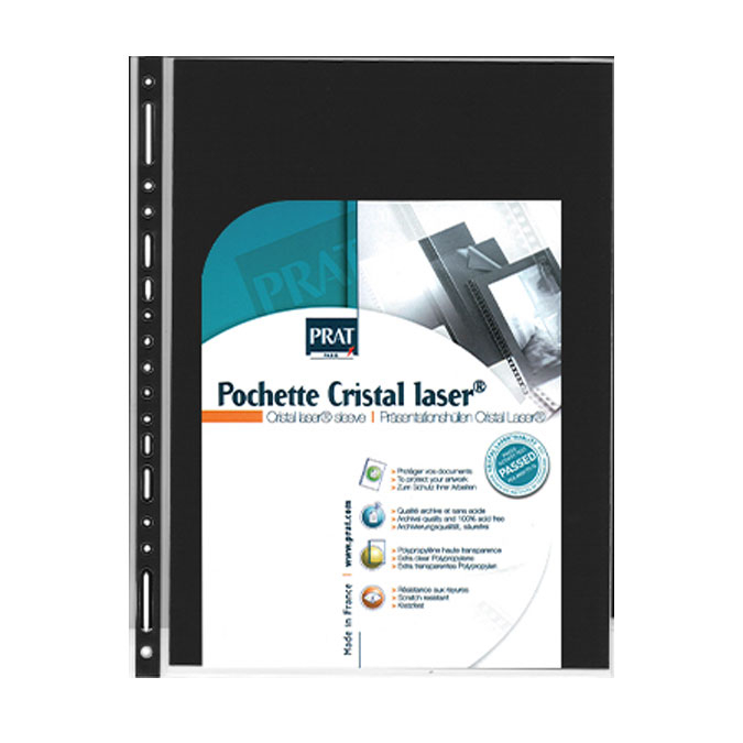 Pochette Cristal Laser A4 par 10 compatible classeur standard - Rougier&Plé  Lecourbe