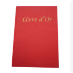 Livre d'or A4 21 x 29,7 cm 120p Rouge