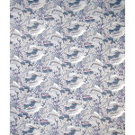 Papier Japonais 52 x 65,5 cm 100 g/m² Plantes et Fleurs sur fond bleu