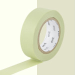 Masking Tape 1P Uni pastel vert olive 15 mm x 10 m