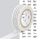 Masking Tape ex Caractères typographiques 15 mm x 10 m