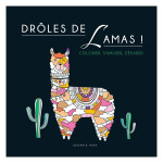 Illustrations à colorier Drôles de lamas !