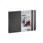 Carnet aquarelle teinté Gris 200 g/m² 60 pages - 14 x 14 cm