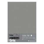 Papier Paint'On Gris 50 x 65 cm 250 g/m² Rame 15 feuilles