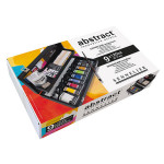 Peinture acrylique Abstract Coffret Noir 9 x 120 ml