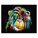 Peinture par numéros Babouin Pop Art
