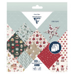 Papier origami Noël Cosy 3 formats 60 pcs