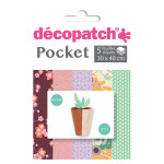 Déco Pocket n°25 5 Feuilles 30 x 40 cm