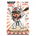 Kit de figurine à colorier Manga Chibis Samurai - Graph'it